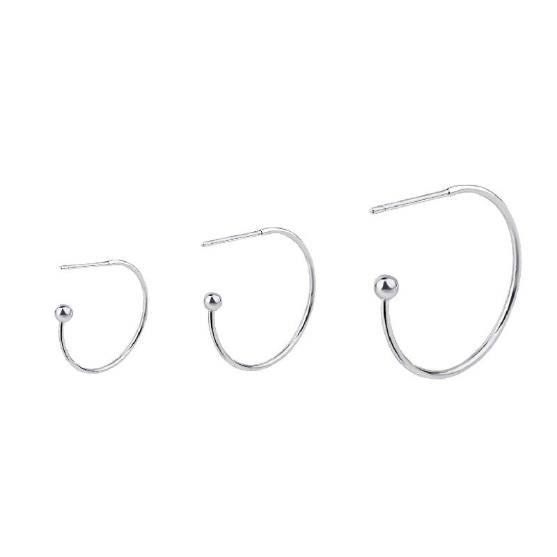 Fashion Glamorous Unique Sterling Sier Eardrops Rings