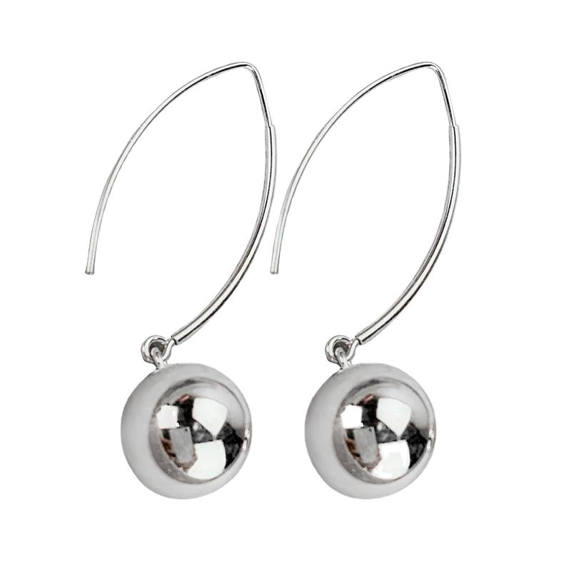 Women's Korean Style Fashion Ball Personalized Long Temperament Trendy Earrings