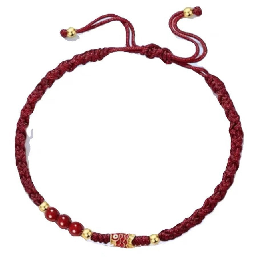 Entrance Examination Life Woven Hand Strap Red Rope Bracelets
