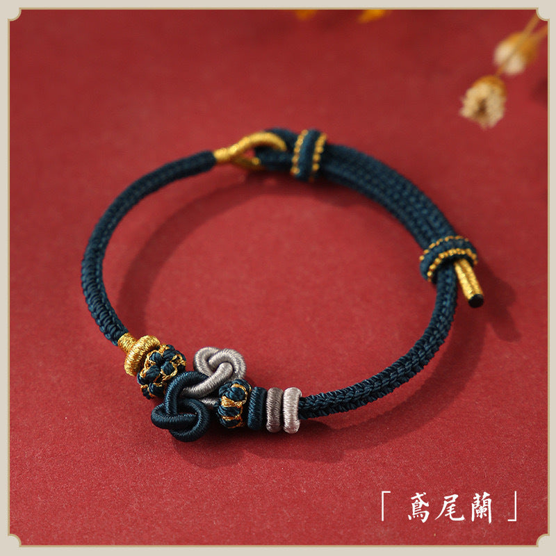 Exam Must Be Red Carrying Strap Rope Knot Koi Hand-woven Bracelets