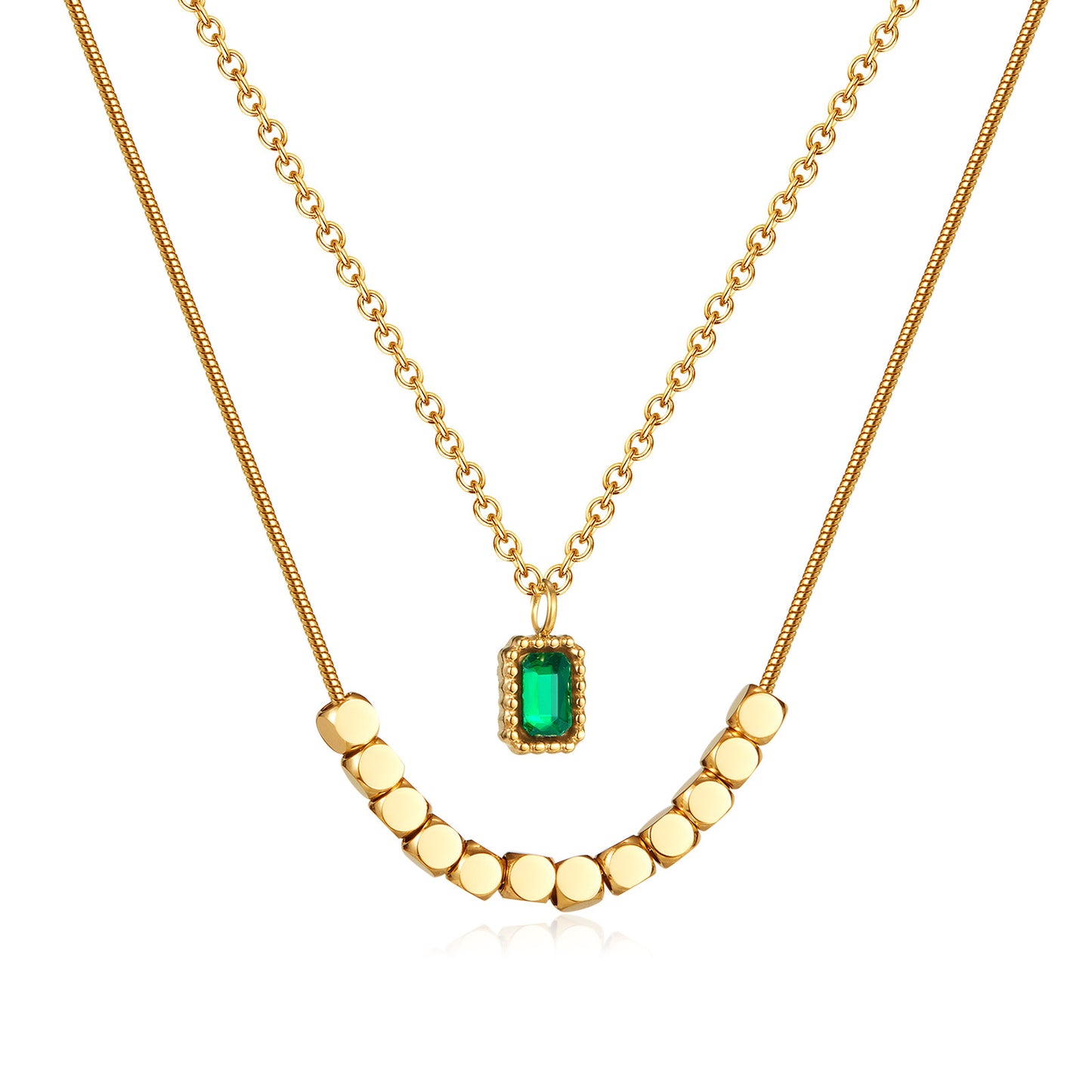 Ornament Light Luxury Simplicity Temperament Wild Titanium Pendants