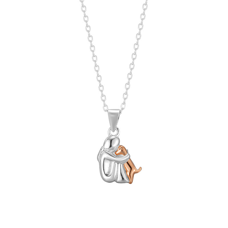 Hug Female Fashion Simple Contrast Color Pendants