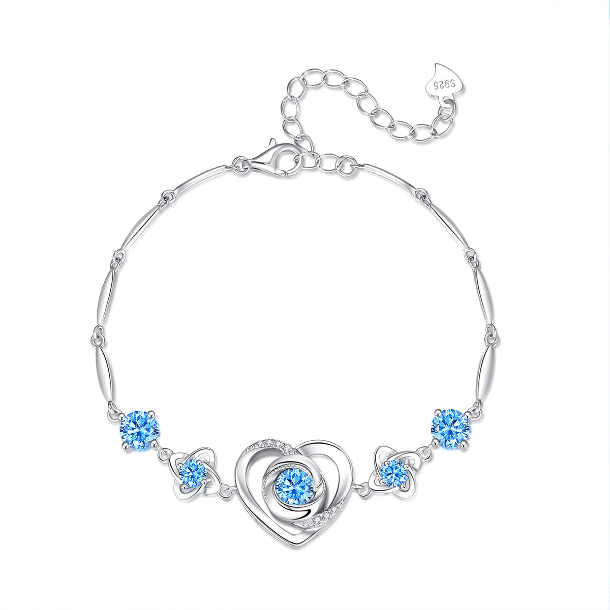 Women's Heart Of Eternity Pure Sier High Necklaces