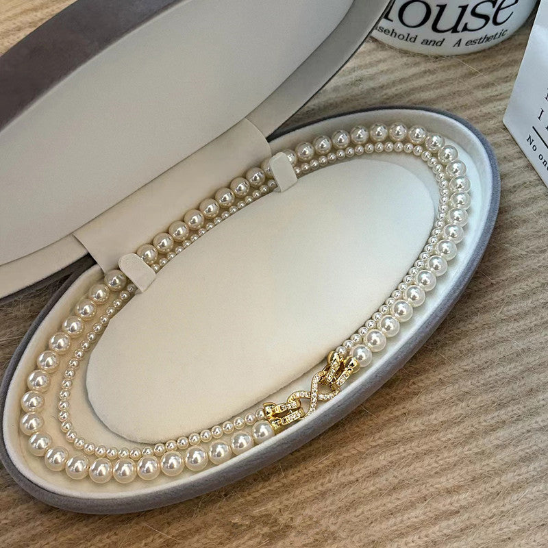 Horoscope Buckle Four Sweater Chain Shell Necklaces