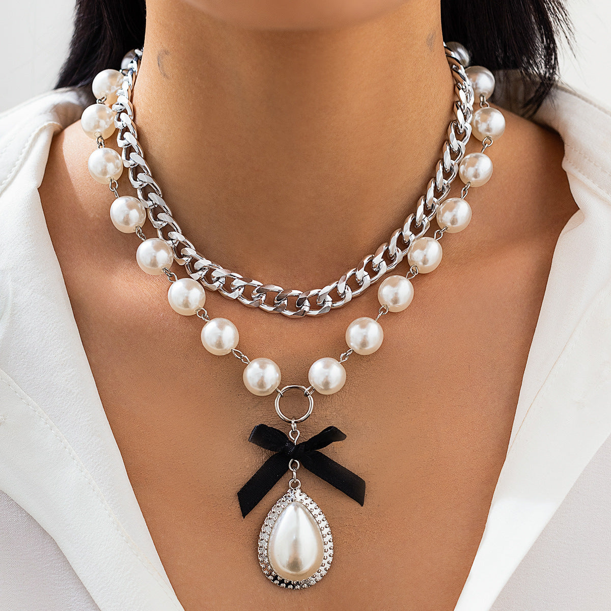 Ornament Fashion Alloy Beads Affordable Luxury Style Necklaces
