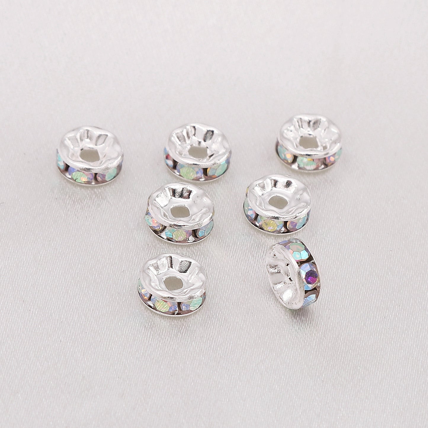 Versatile Hoop Floral Ball Separator Beads Jewelry Accessories