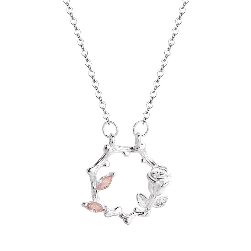 Couple Female Male Pair Mori Clavicle Chain Necklaces