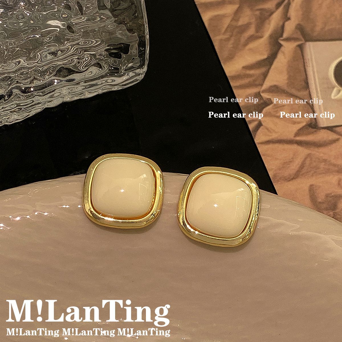 High-grade Temperament Ear Vintage Pearl Female Rings