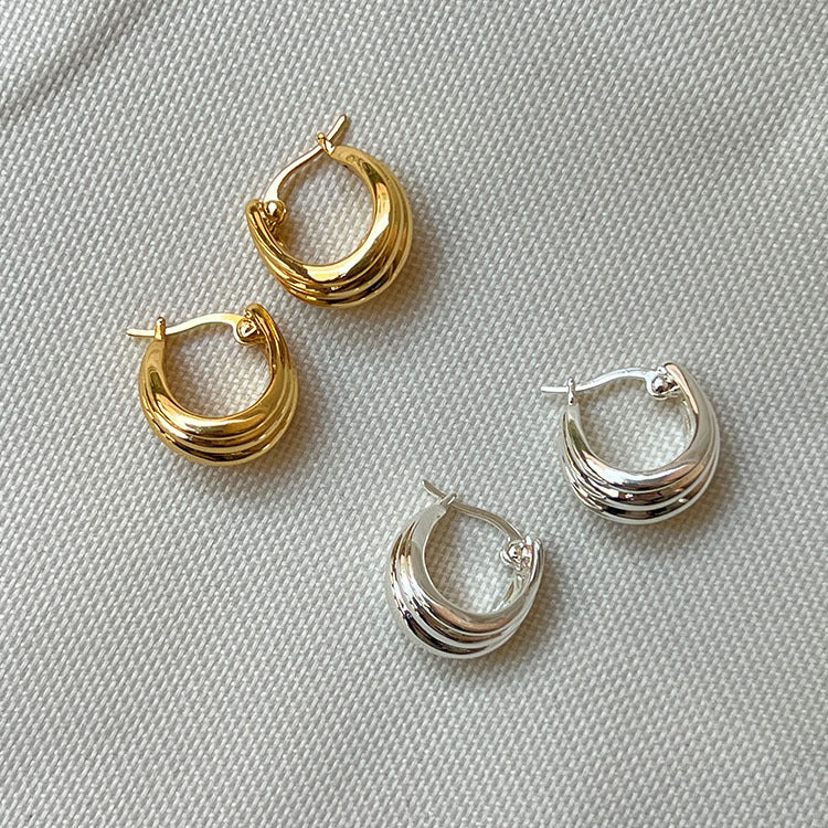 Women's Hoop High-grade Cold Temperament Niche Design Earrings