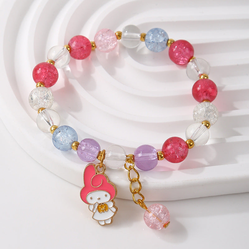 Beautiful Clow Beaded Ice Crack Crystal Bracelets