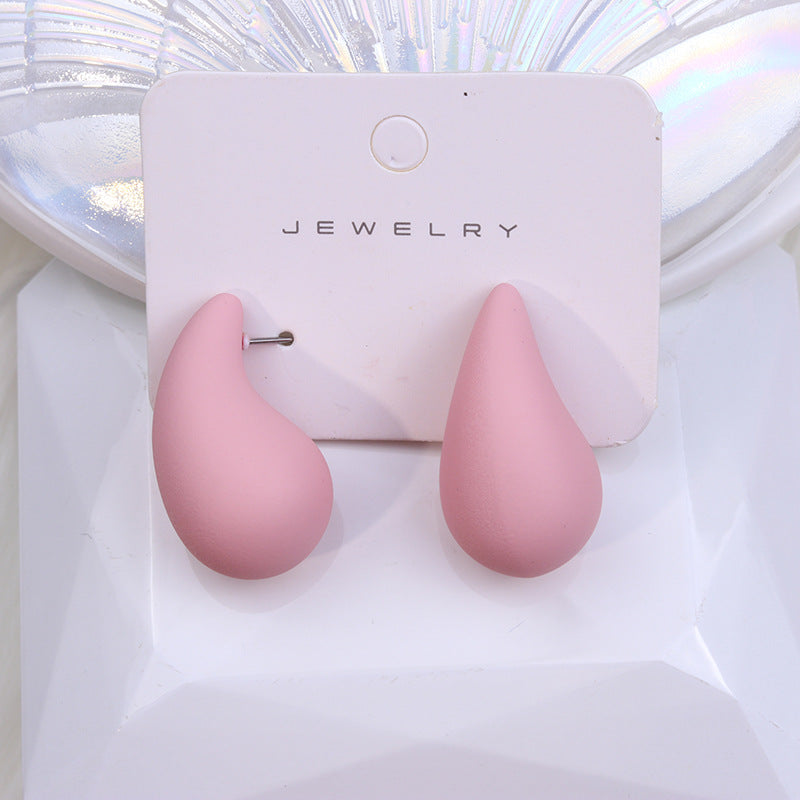 Women's Design Chubby Water Drop Ear Simple Earrings