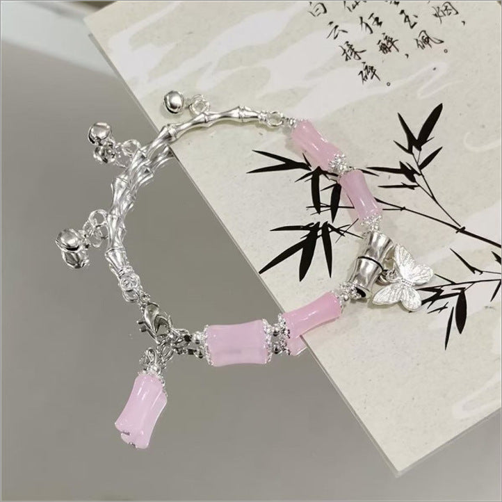 Women's Style Ancient Bamboo Butterfly String For Bead Light Luxury Bracelet