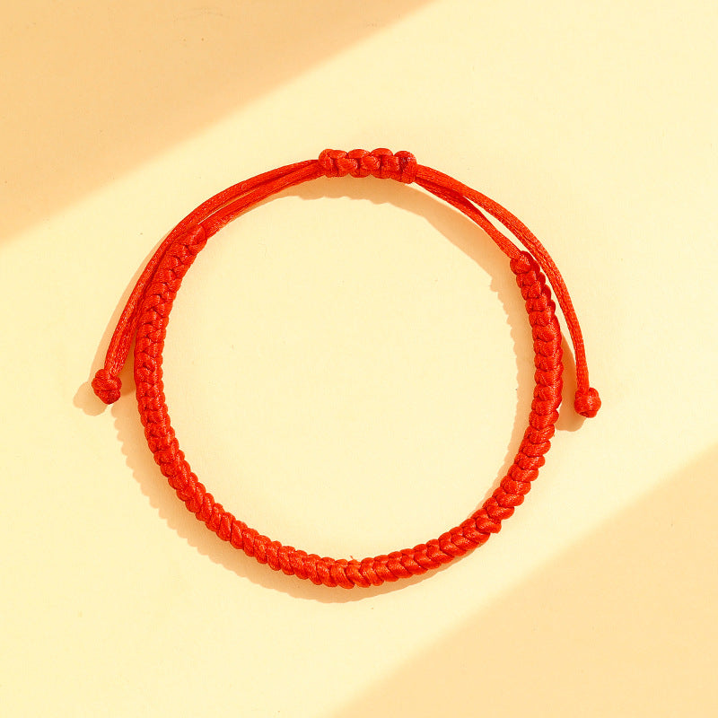 Women's & Men's Horse Life Red Rope Hand-woven Dorje Knot Tantra Bracelet
