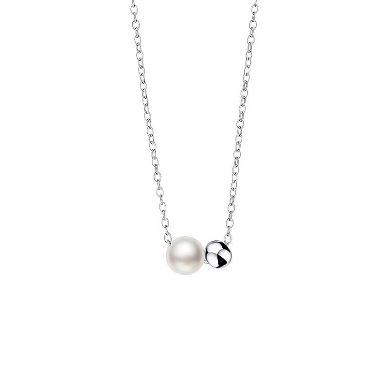 Women's Beads Light Luxury Simple Imitation Pearl Snake Bones Necklaces