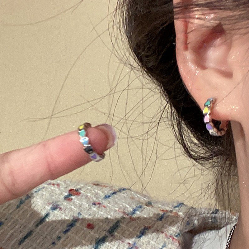 Circle Niche Design High-grade Cold Style Earrings