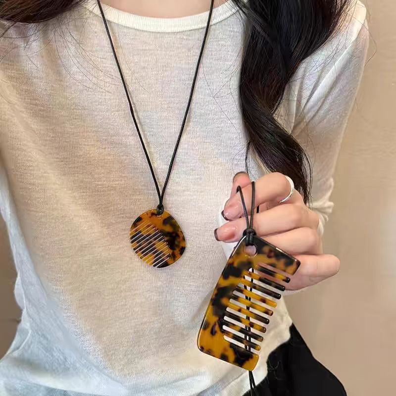 Women's Bag Long Sweater Chain Earphone Portable Necklaces