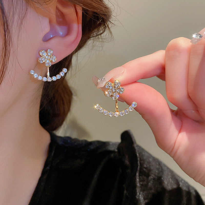 Women's Sier Light Luxury Long Tassel Exaggerated Earrings