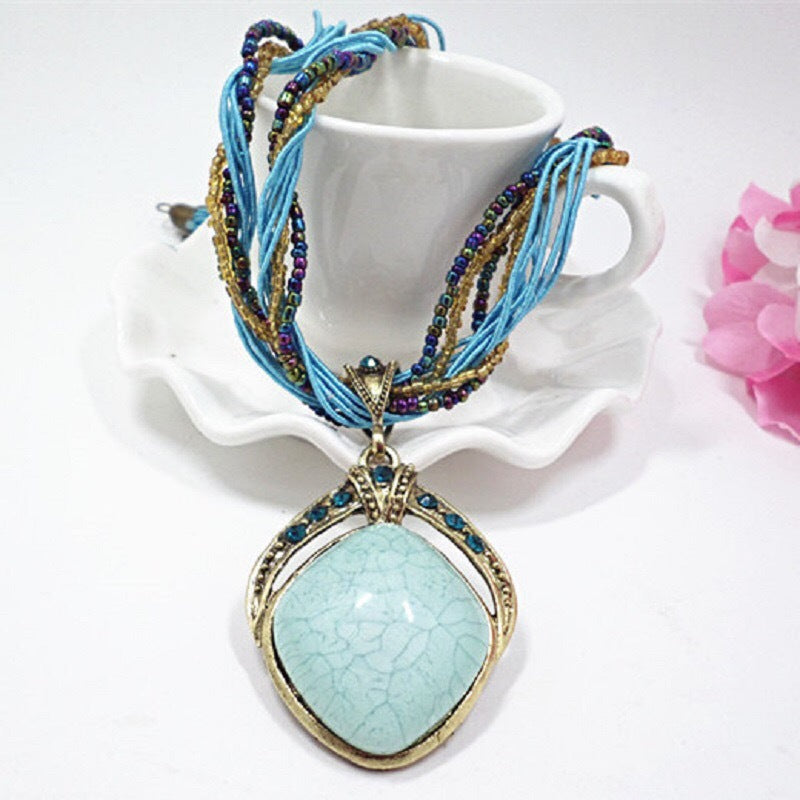 Exaggerated Alloy Bohemian Jewelry Retro Ethnic Necklaces