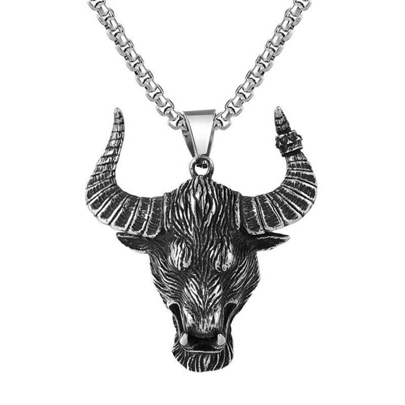 Popular Ornament Vintage Viking Boys Titanium Steel Necklaces