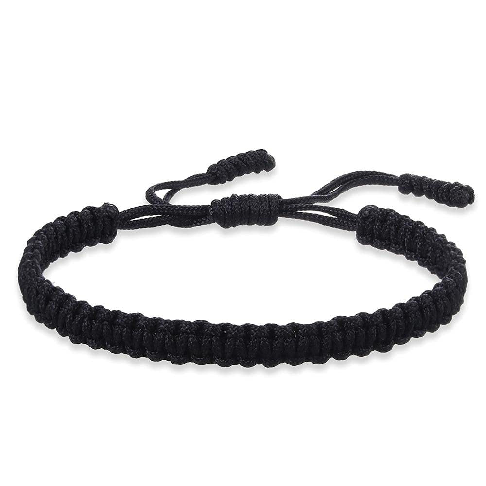 Women's Handmade Multicolor Jade Thread Braided Adjustable Bracelets