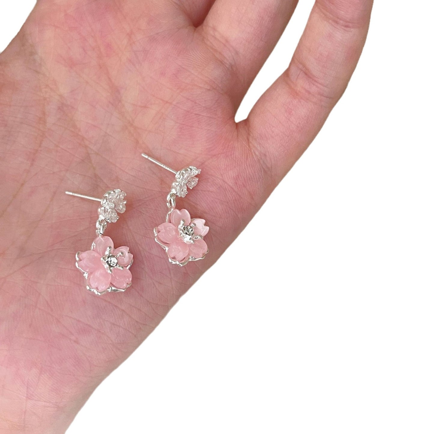 Cherry Blossom Diamond Exquisite Sweet Girly Rings