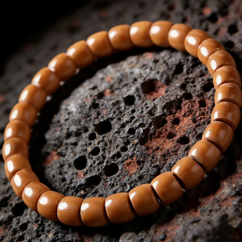 Women's & Men's Nuclear Tip Wall Straight Cut Pills Barrel Bead Bracelets