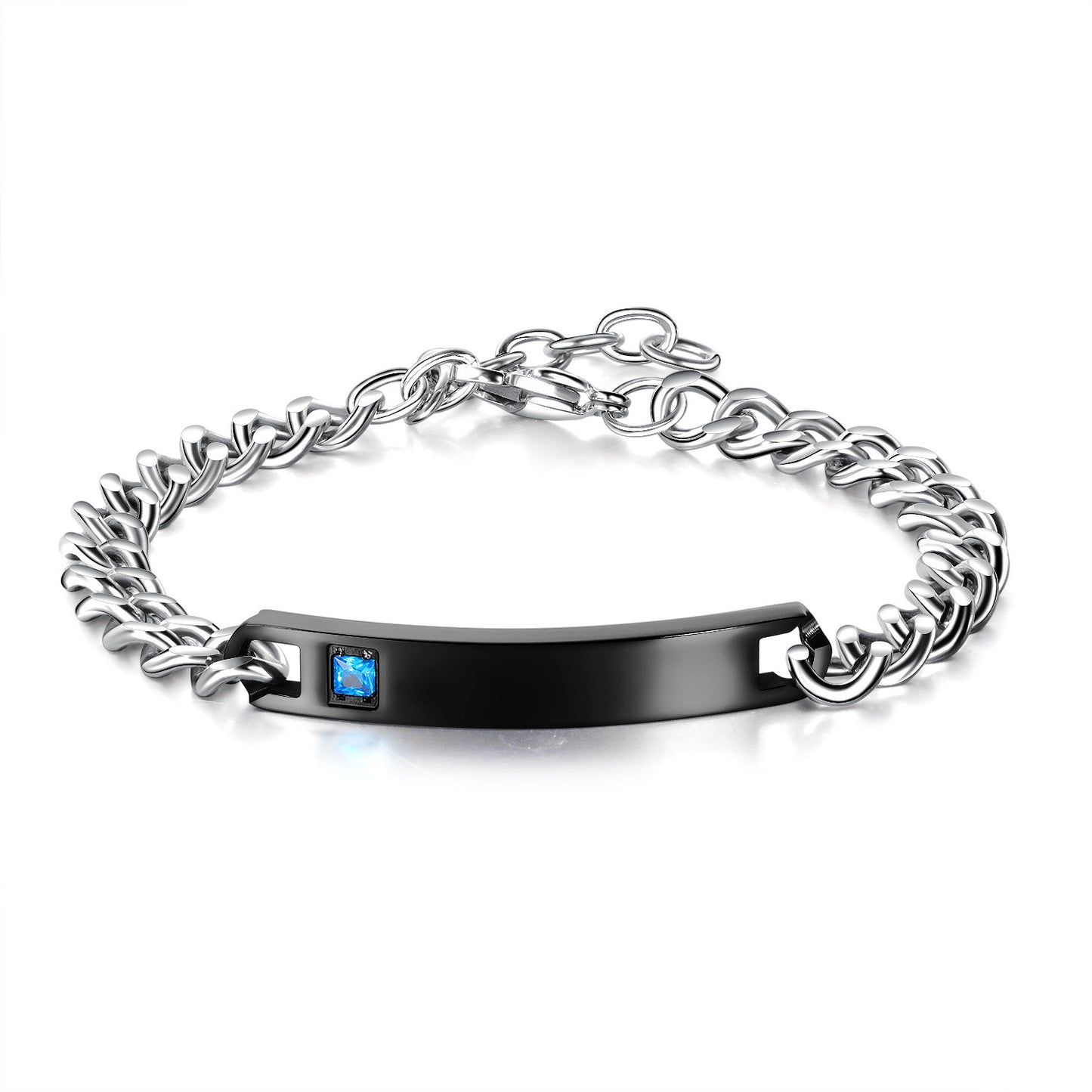 Steel Couple With Diamond Jewelry Personality Bracelets