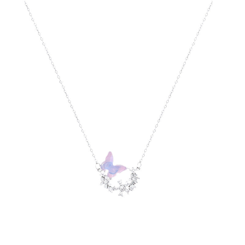 Light Luxury High-grade Design Flower Clavicle Chain Necklace
