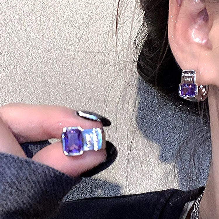 Circle Niche Design High-grade Cold Style Earrings