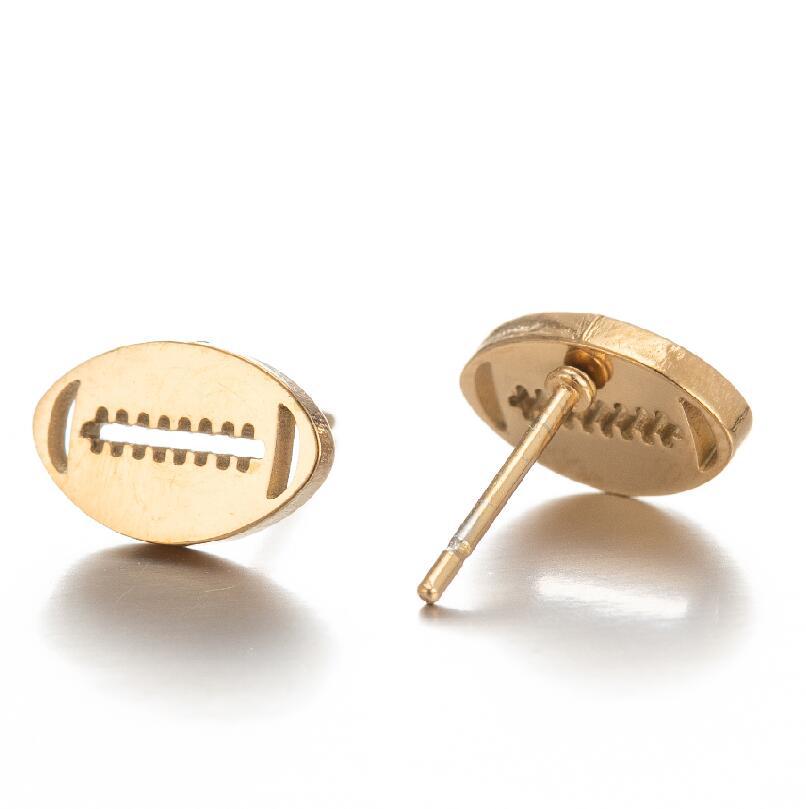 Fashion Sports Series Roller Skates Football Rugby Female Earrings