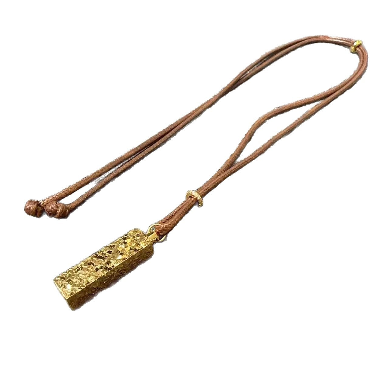 Women's Retro Personality All Match Flash Rectangular Pendants
