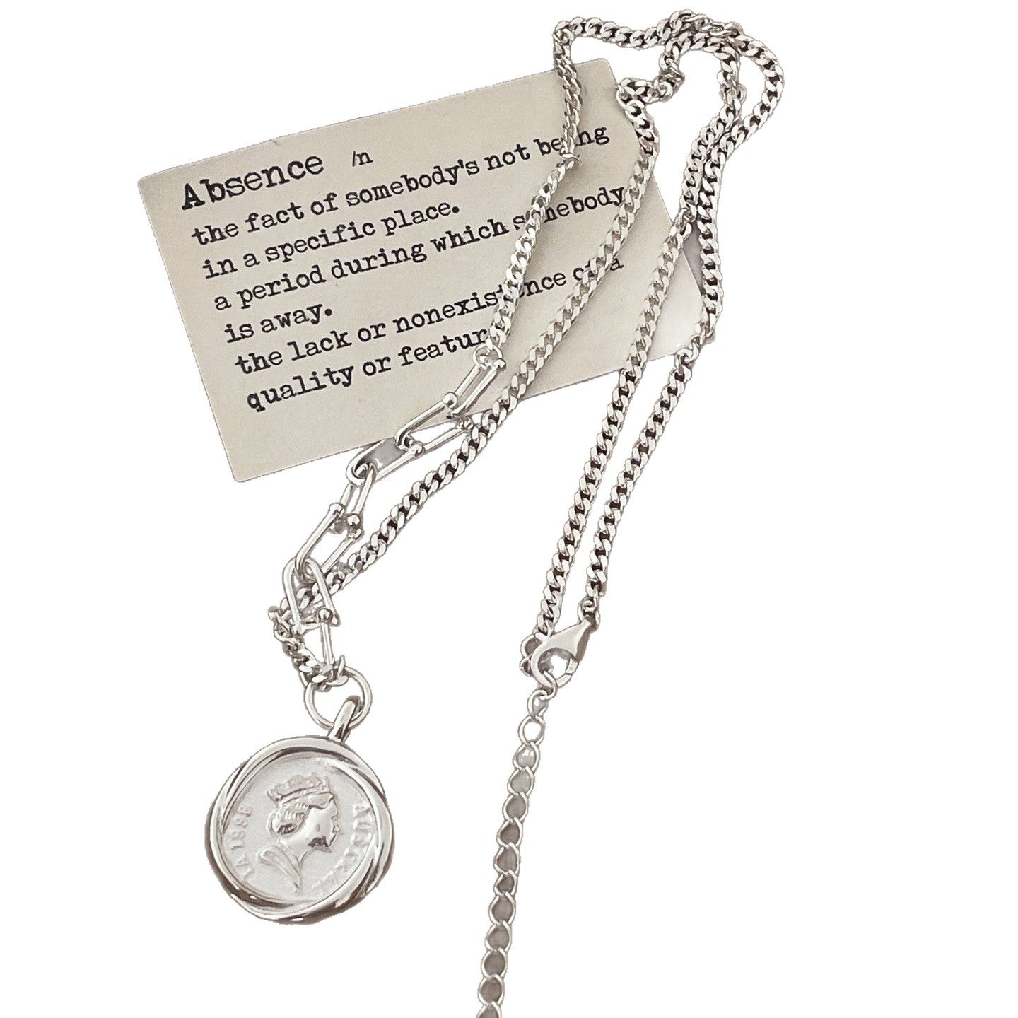 Women's Horseshoe Chain Queen Round For Design Necklaces