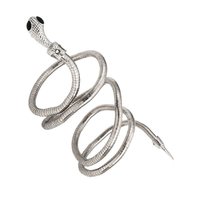 Mouth Casual Shape Snake-shaped Design Collar Necklaces