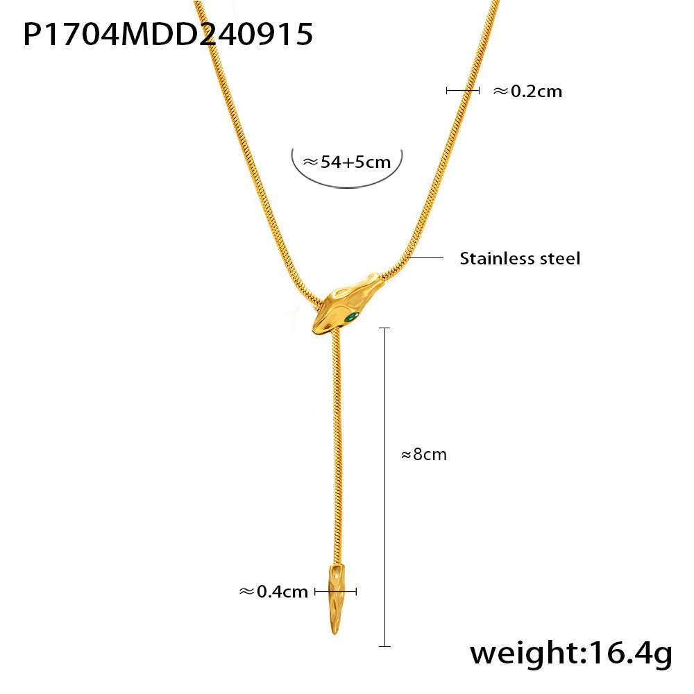Head Unique Design Cold Style Stainless Steel Long Necklaces