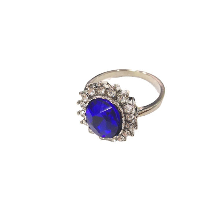 Kate Middleton Gemstone Female Luxury Full Diamond Rings