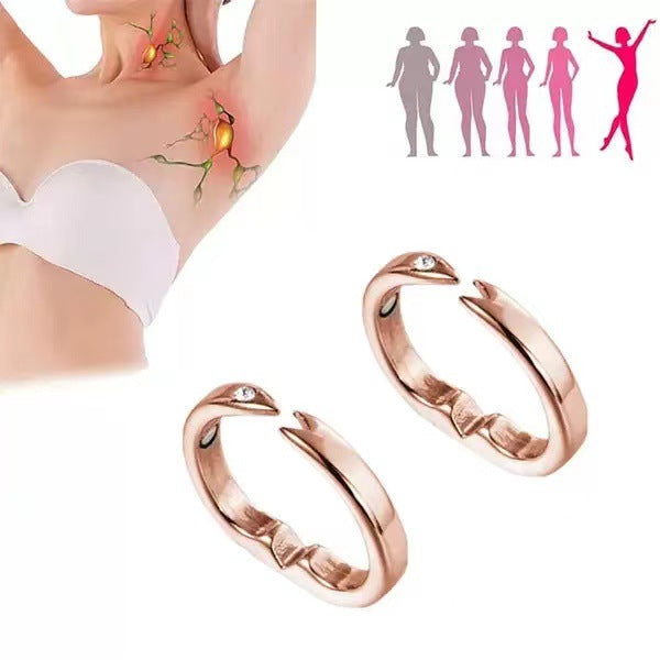Personalized Magnet Magnetic Therapy Creative Opening Rings
