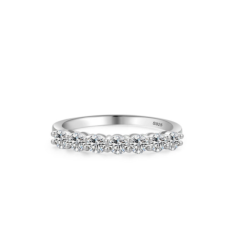 Women's Sterling Sier Classic Stackable Forefinger High-grade Rings