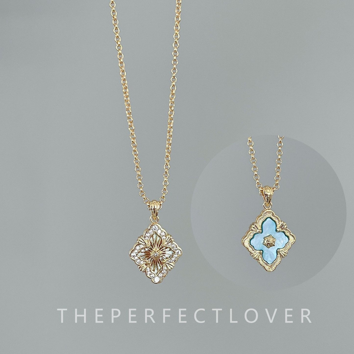 Double-sided Shell Hollow Delicate High-grade Clavicle Necklaces