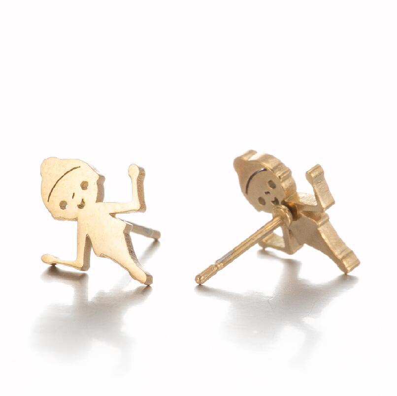 Fashion Sports Series Roller Skates Football Rugby Female Earrings