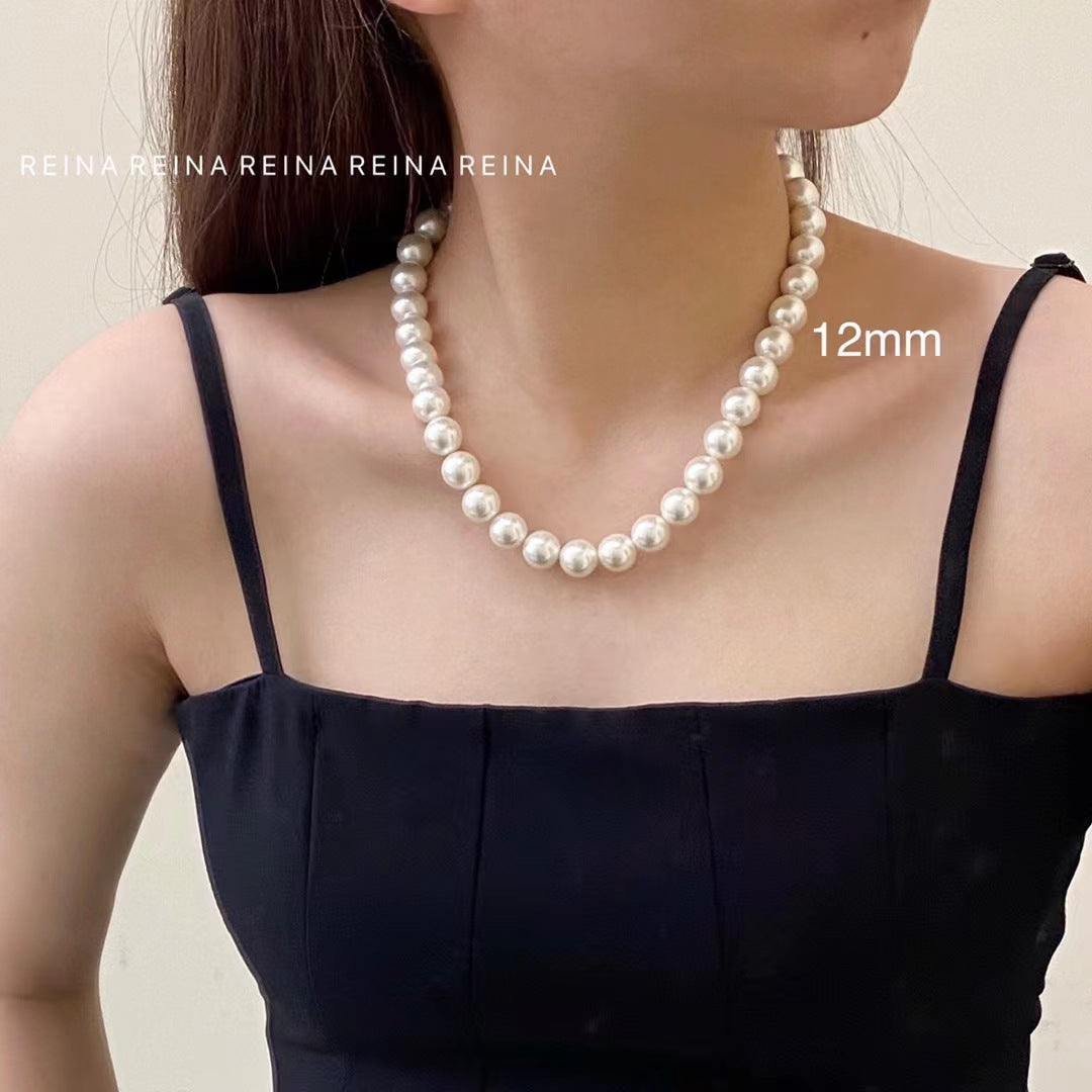 Pearl Clavicle Chain Beaded Single Layer Necklaces
