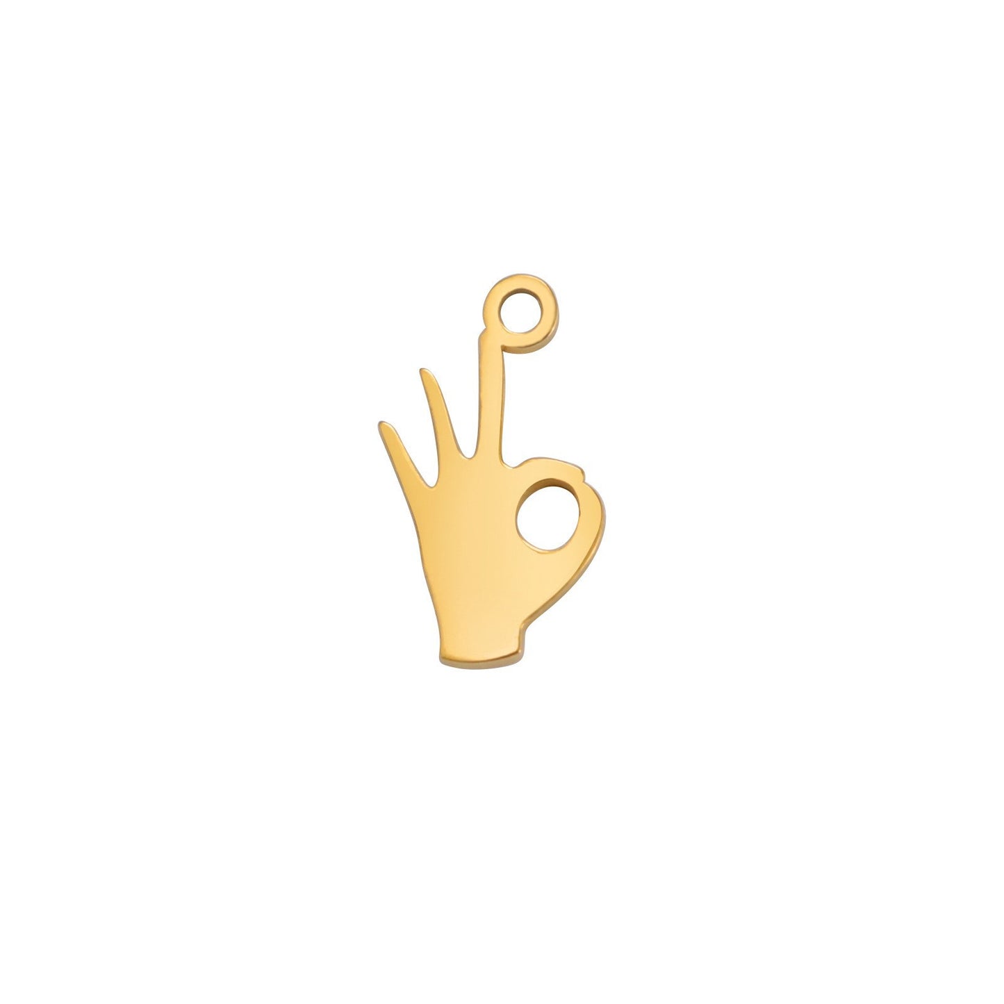 Steel Ornament Five-pointed Star Leaf Flower Pendants