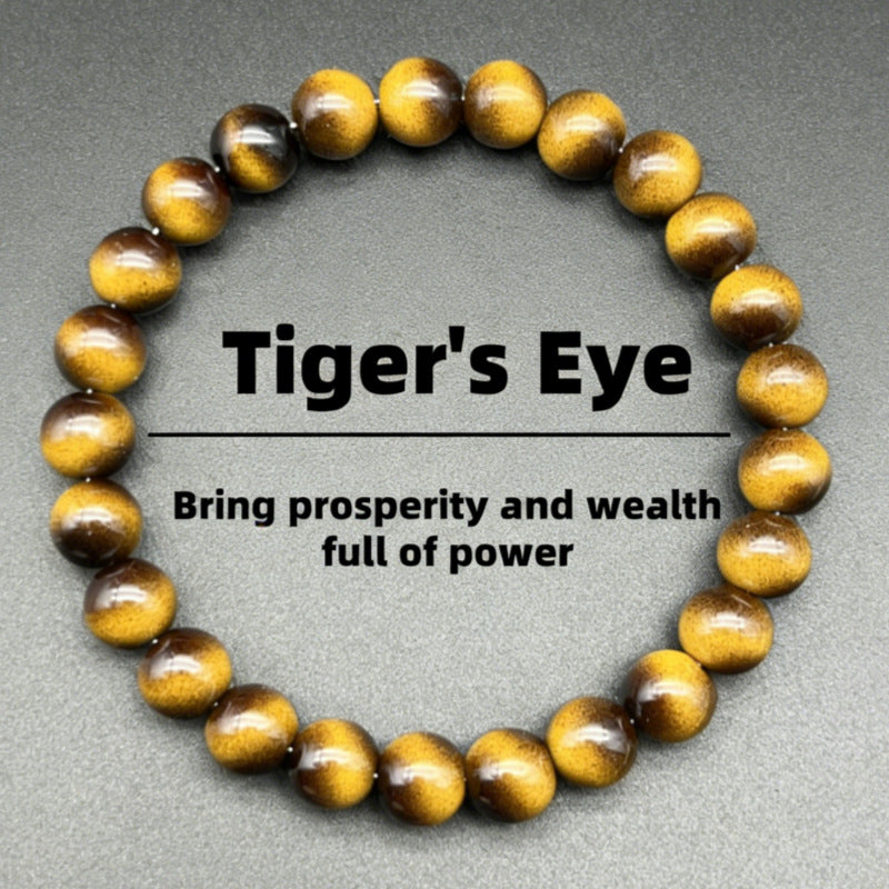 Cool Natural Stone Tiger Eye High-grade Bracelets