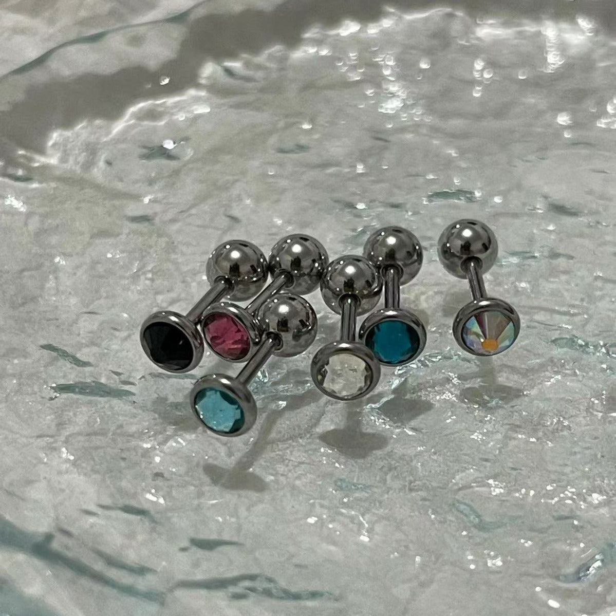 Ear Bone Sweet Cool Niche Round Earrings
