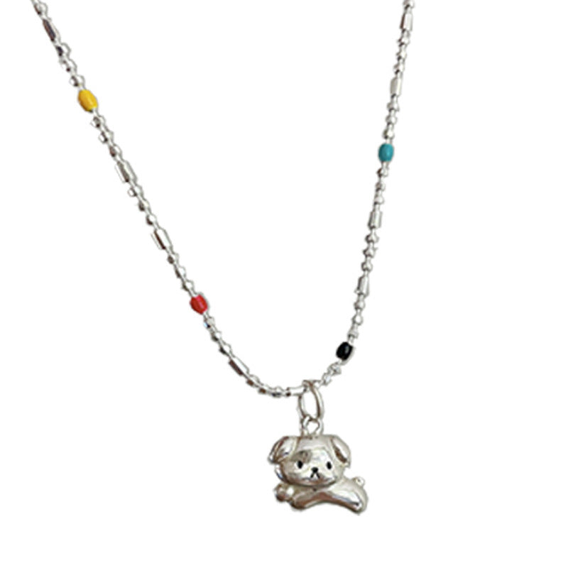 Exquisite Three-dimensional Puppy Dopamine Female Cute Girlfriend Gifts Gift Necklace