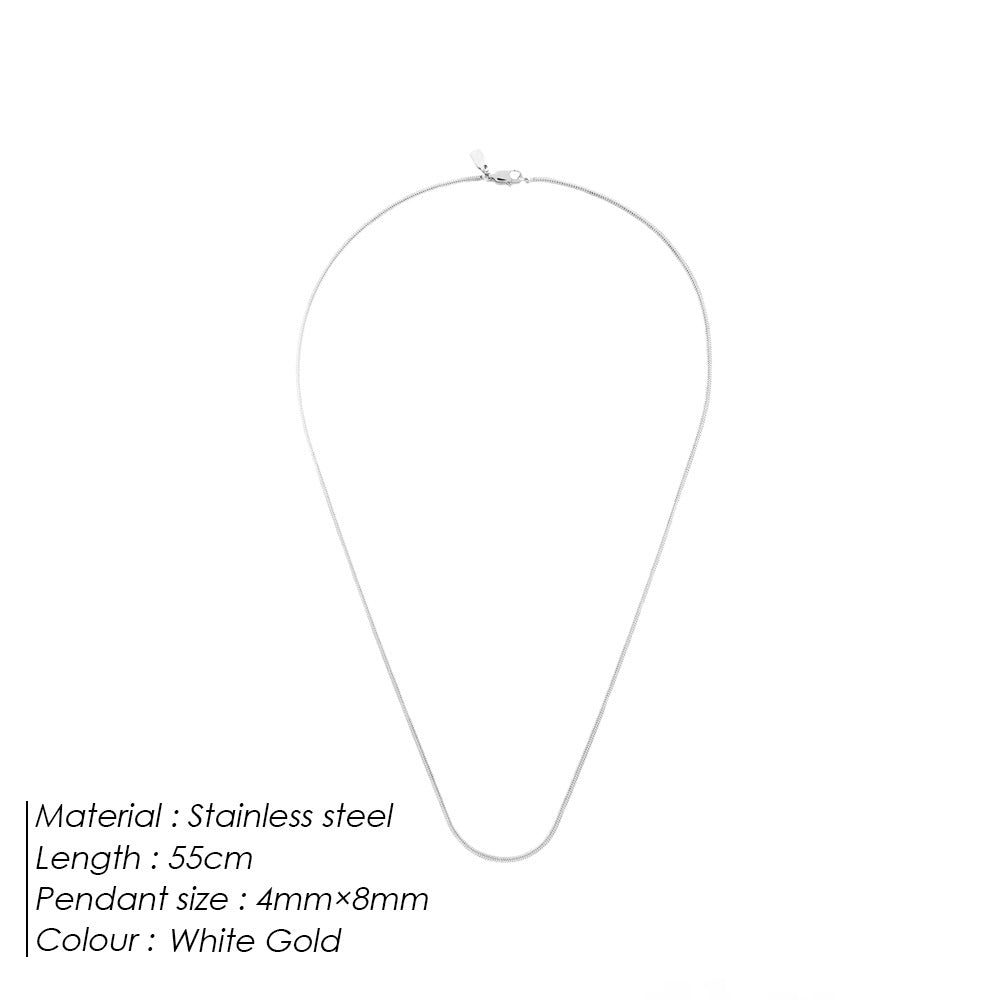 Men's Korean Trendy Unique Simple Cold Style Versatile High Necklaces