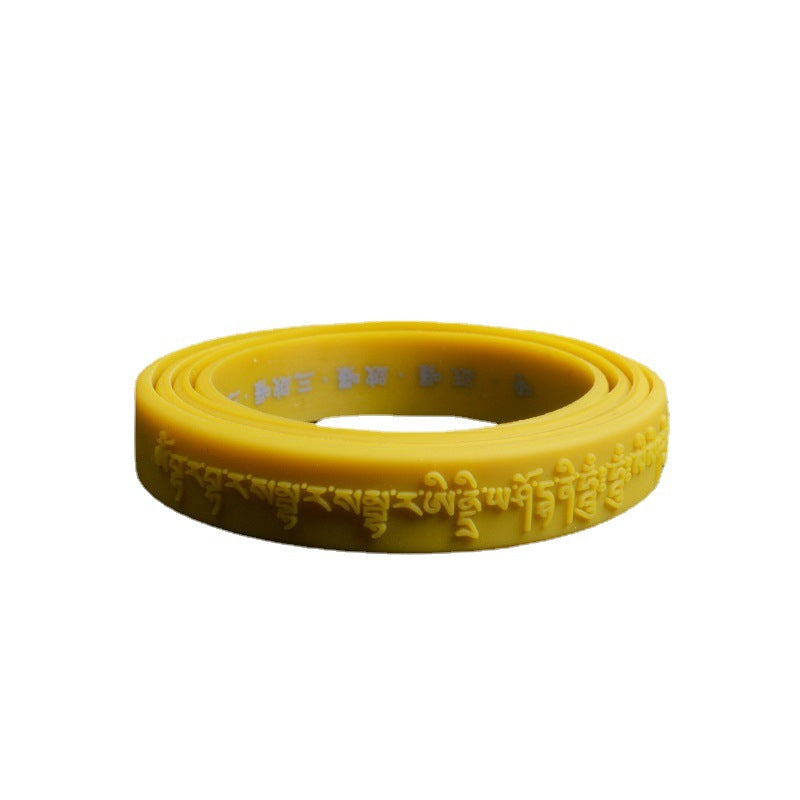 Women's & Men's Hand Accessory Scripture Dharani Silicone Sports Bracelet