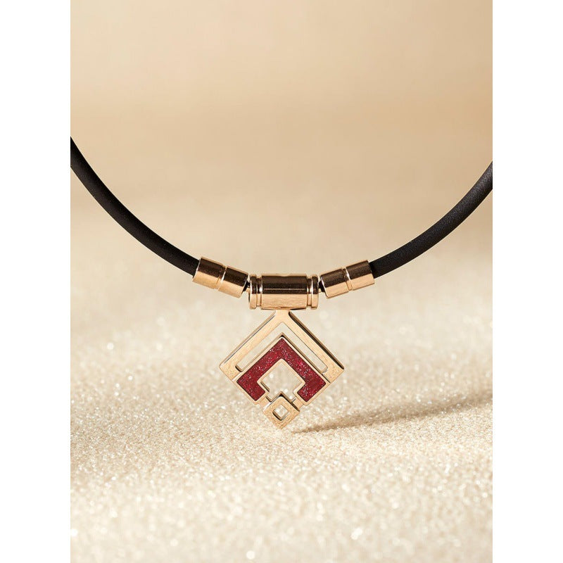 Vertebra Niche Exquisite Energy Loop Stylish Simple Necklaces
