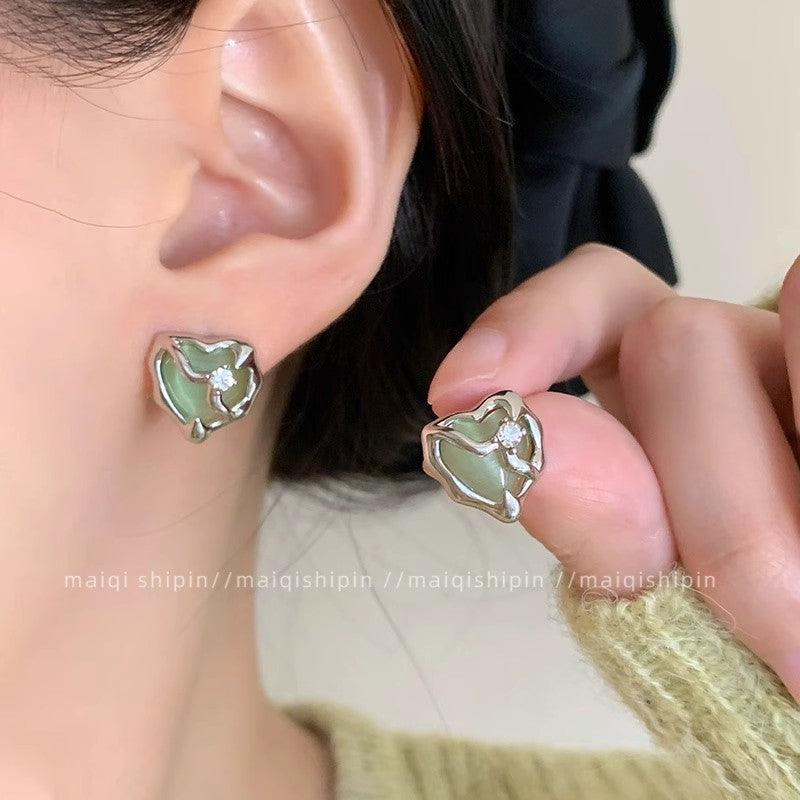 Light Luxury Minority Bow Pearl Graceful Long Earrings