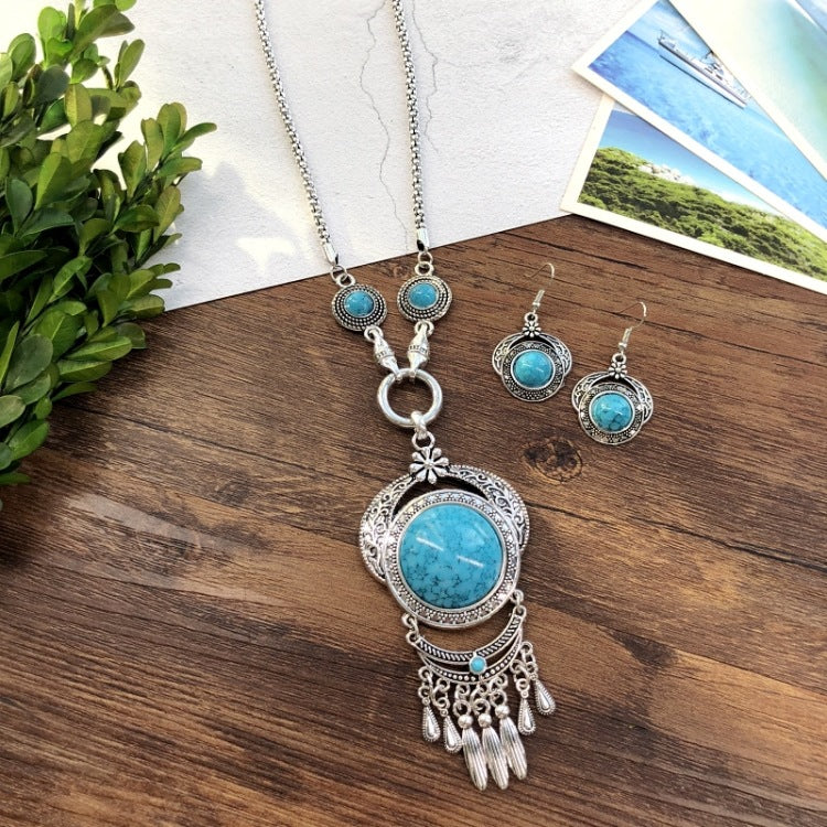 Style Tophus Bohemian Graceful Exaggerated Tassel Earrings