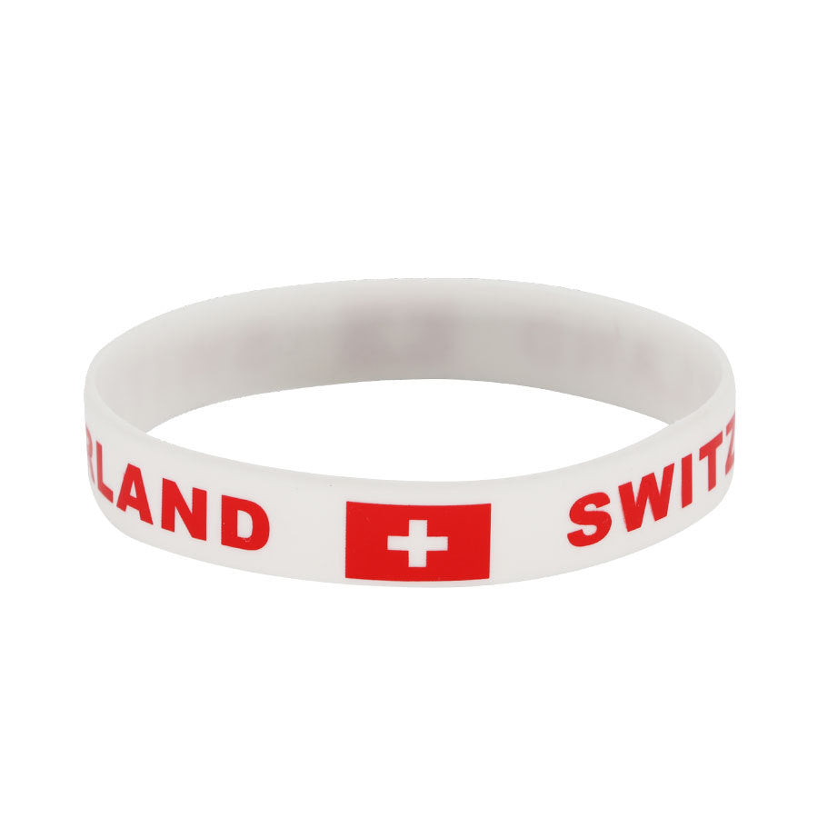 Portugal Sweden Switzerland Serbia Sports Event Flag Silicone Fan Bracelet